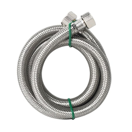 Thrifco Plumbing 1/2 Inch Comp x 1/2 Inch Comp x 48 Inch Long Stainless Steel Faucet Riser 4401450